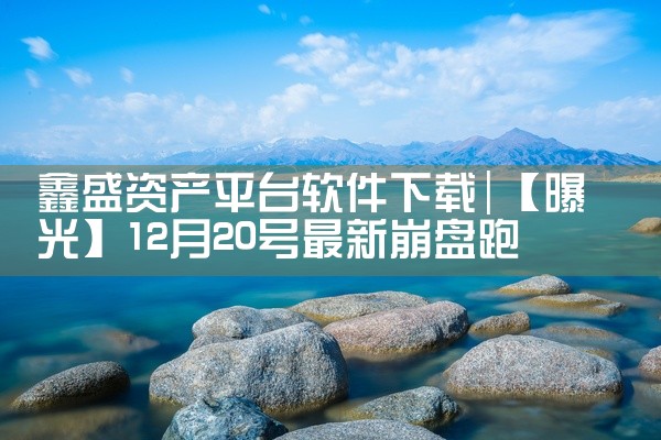 鑫盛资产平台软件下载
