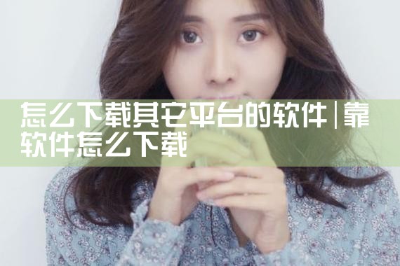 怎么下载其它平台的软件