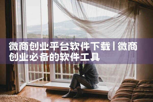 微商创业平台软件下载